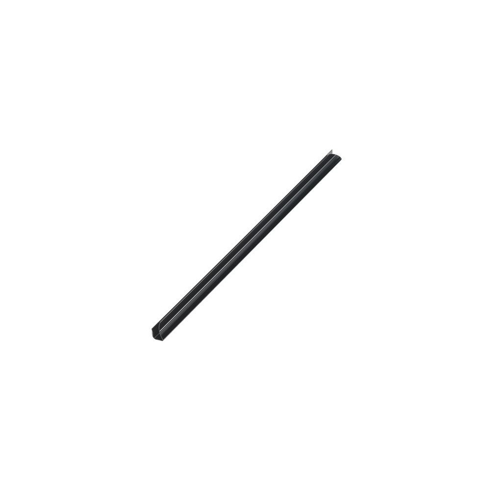 50x Baguettes reliure plastique / 14mm / Noir