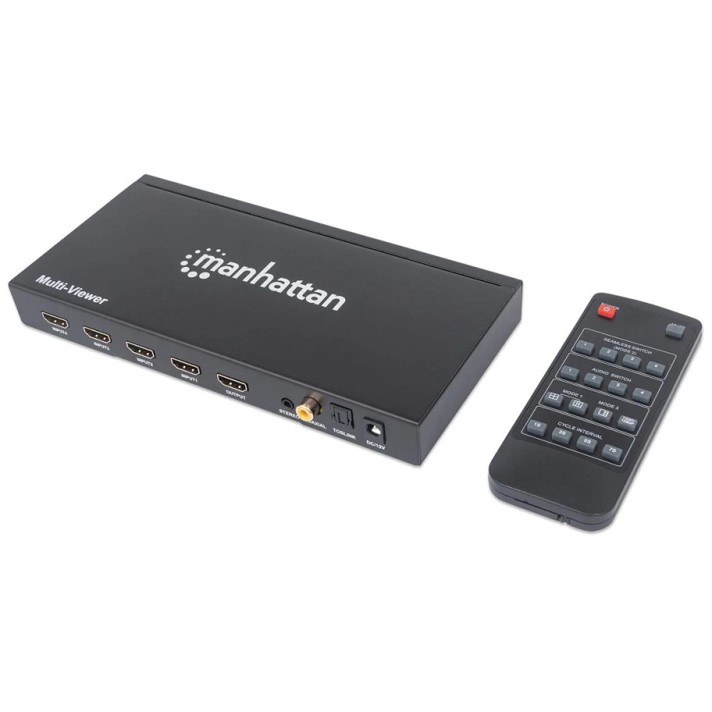 Commutateur multiviewer HDMI 1080p 4 ports