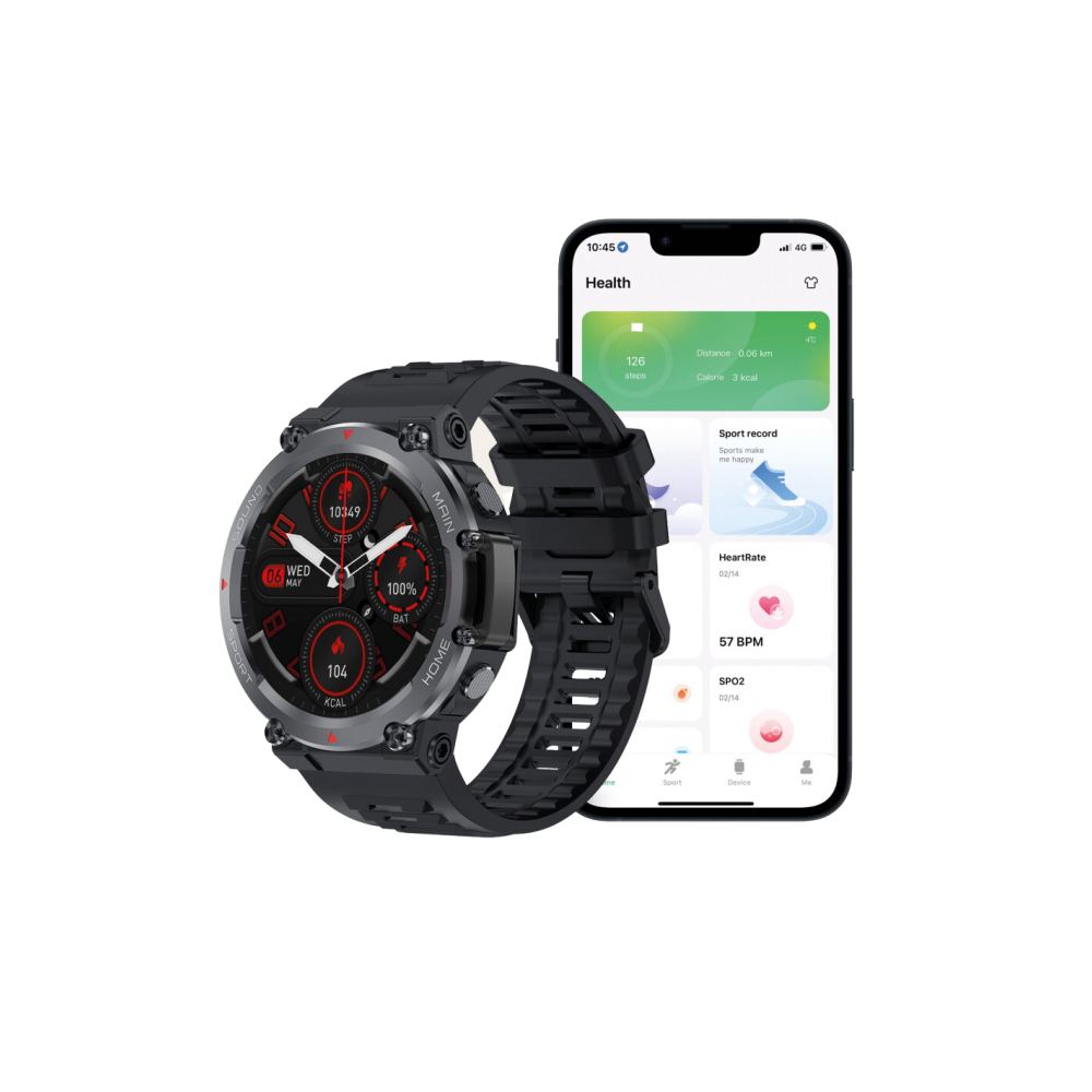 Smartwatch Ksix Oslo 1,5" / Noir