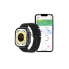 Smartwatch Ksix Urban Plus 2,05" / Noir Avec Casque Bluetooth P9 Noir Offert
