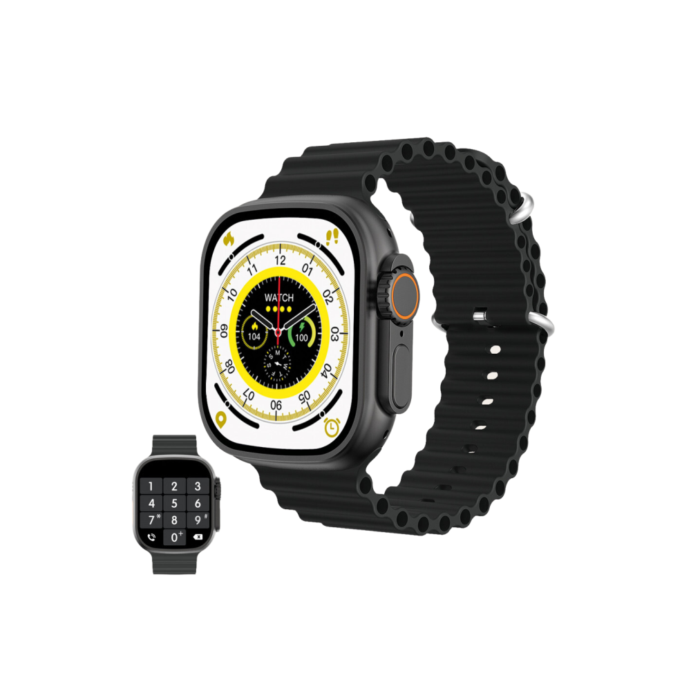 Smartwatch Ksix Urban Plus 2,05" / Noir Avec Casque Bluetooth P9 Noir Offert