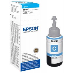 Bouteille d'encre Epson T6642 Cyan 70ml