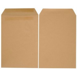 10x Enveloppes Kraft 162 x 229 mm