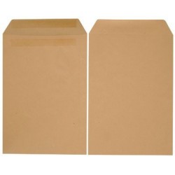 10x Enveloppes Kraft 162 x 229 mm