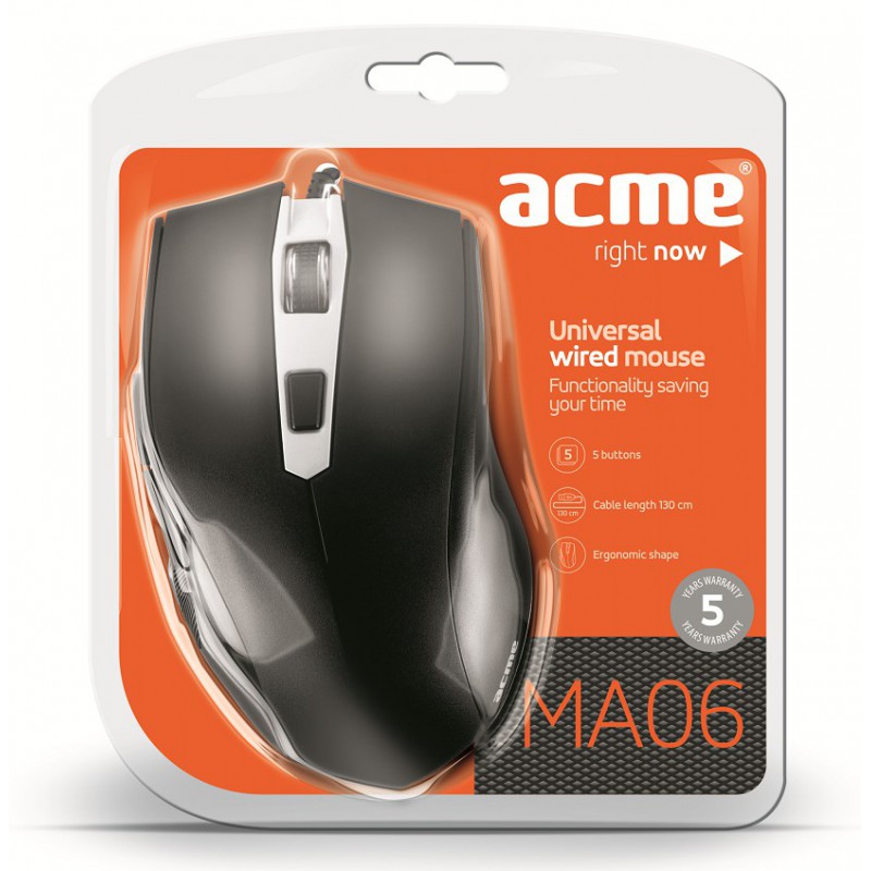Souris Optique ACME MA06 / Noir