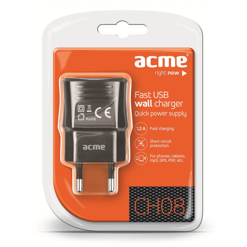 Chargeur secteur USB ACME CH08