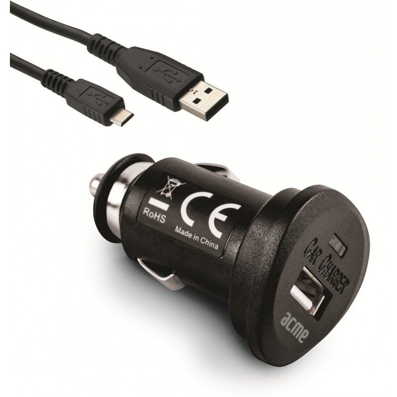 Chargeur de voiture ACME CH10 + Câble Micro USB