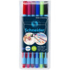 Pochette 6x Stylos Slider EDGE XB Asssorties