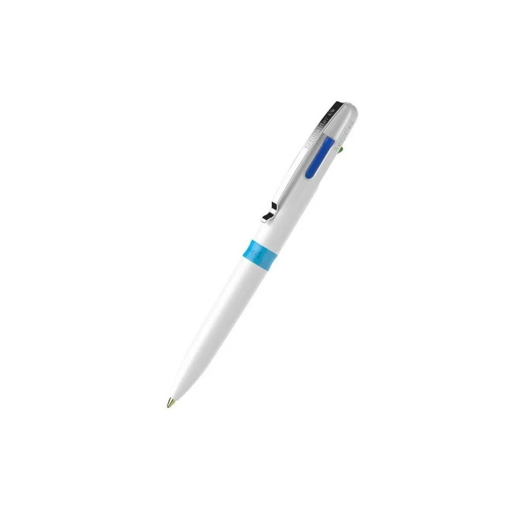Stylo à Bille Schneider Take 4 Quatres Couleurs / Blanc