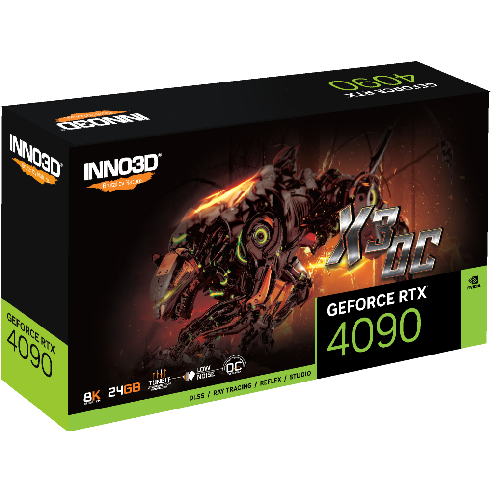 Carte Graphique INNO3D GEFORCE RTX 4090 X3 OC / 24GB GDDR6X