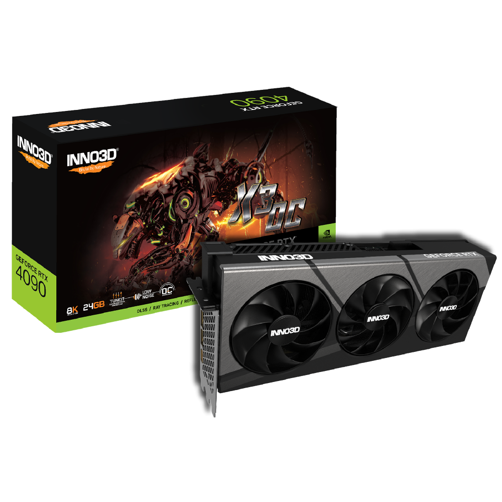 Carte Graphique INNO3D GEFORCE RTX 4090 X3 OC / 24GB GDDR6X