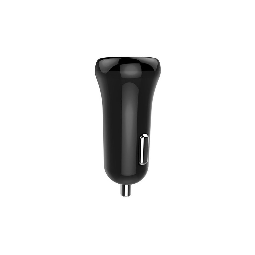 CHARGEUR ALLUME CIGARE DOUBLE SORTIE 2X USB + AFFICHEUR / Noir