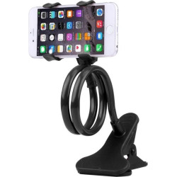 Support téléphone universel extensible jusqu'à 6 pouces pour voiture noir