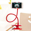 Support universel flexible pour Smartphone / Rotation à 360° / Rouge