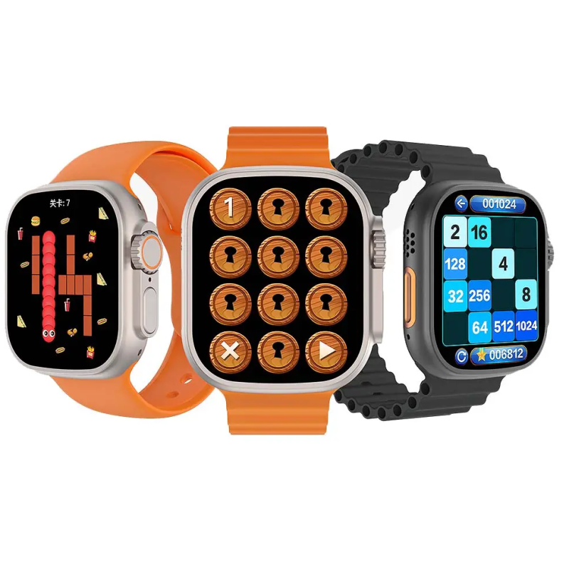 Smartwatch 8 Ultra multifonction SW8 PRO MAX / Orange et Noir