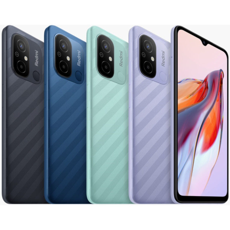 Smartphone Xiaomi Redmi 12C / 4G / 4 Go / 128 Go / Gris