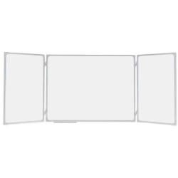 TABLEAU BLANC 2X3 MAGNETIQUE MULTI PANNEAUX / 180 x 120 CM / 360°