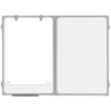 TABLEAU BLANC 2X3 MAGNETIQUE MULTI PANNEAUX / 180 x 120 CM / 360°
