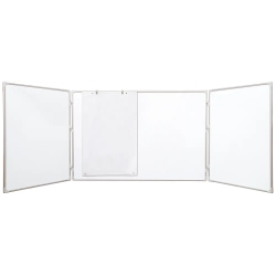 TABLEAU BLANC 2X3 MAGNETIQUE MULTI PANNEAUX /120 x 90 CM /240°