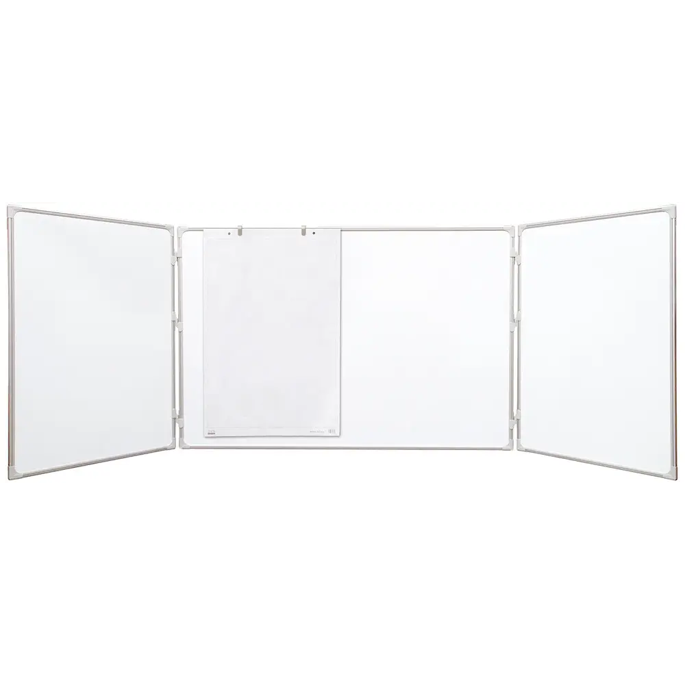 TABLEAU BLANC 2X3 MAGNETIQUE MULTI PANNEAUX /120 x 90 CM /240°