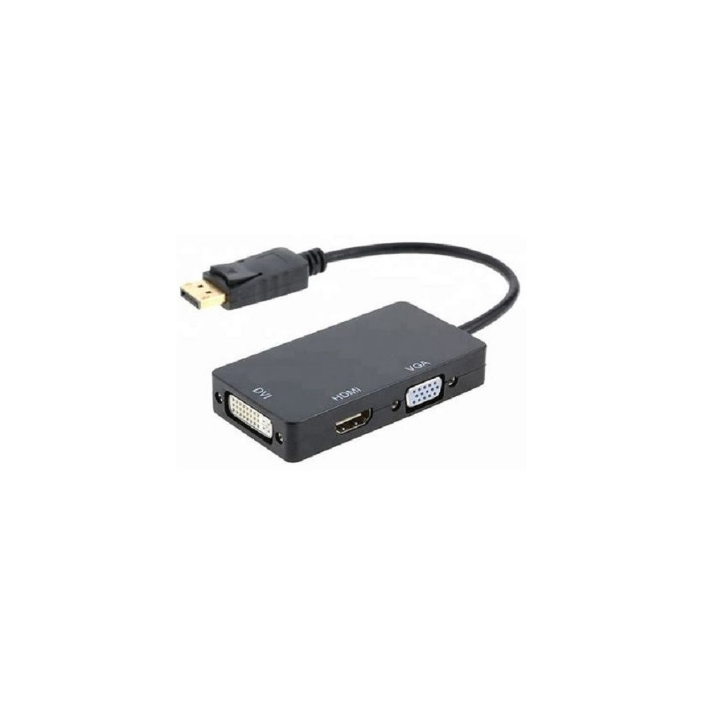 Adaptateur DisplayPort vers HDMI / VGA / DVI / Noir