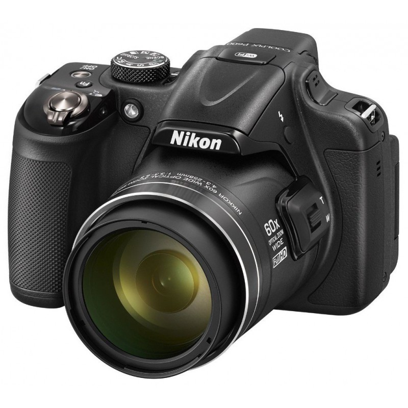 Appareil photo numérique compact Nikon Coolpix P600 16 MP / Noir