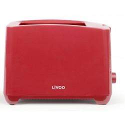 Grill pain LIVOO 750 W / Rouge