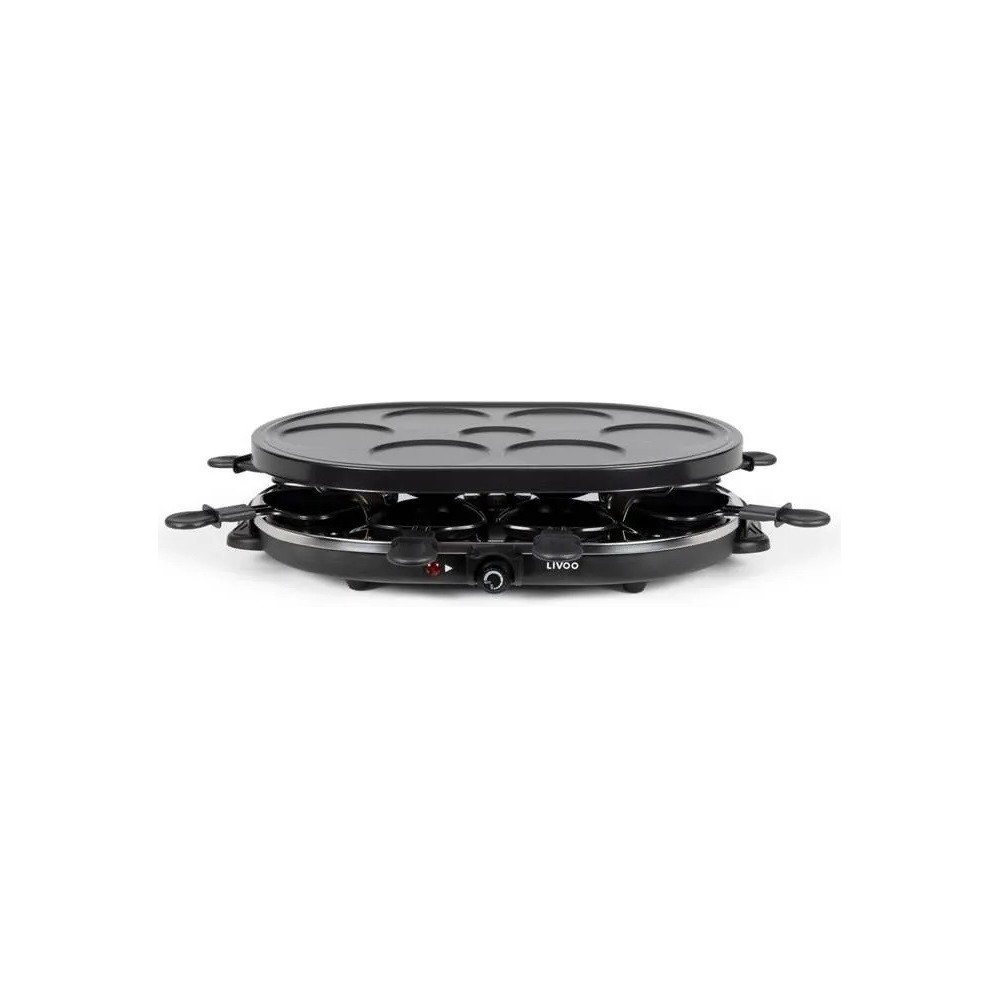 Raclette GRILL et Crêpière LIVOO DOC188 / 1200W / NOIR