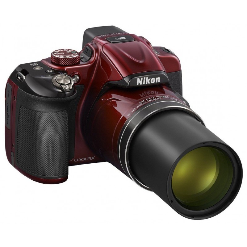Appareil photo numérique compact Nikon Coolpix P600 16 MP / Rouge