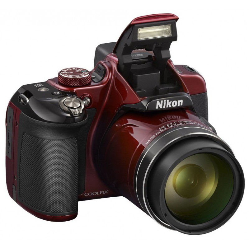Appareil photo numérique compact Nikon Coolpix P600 16 MP / Rouge