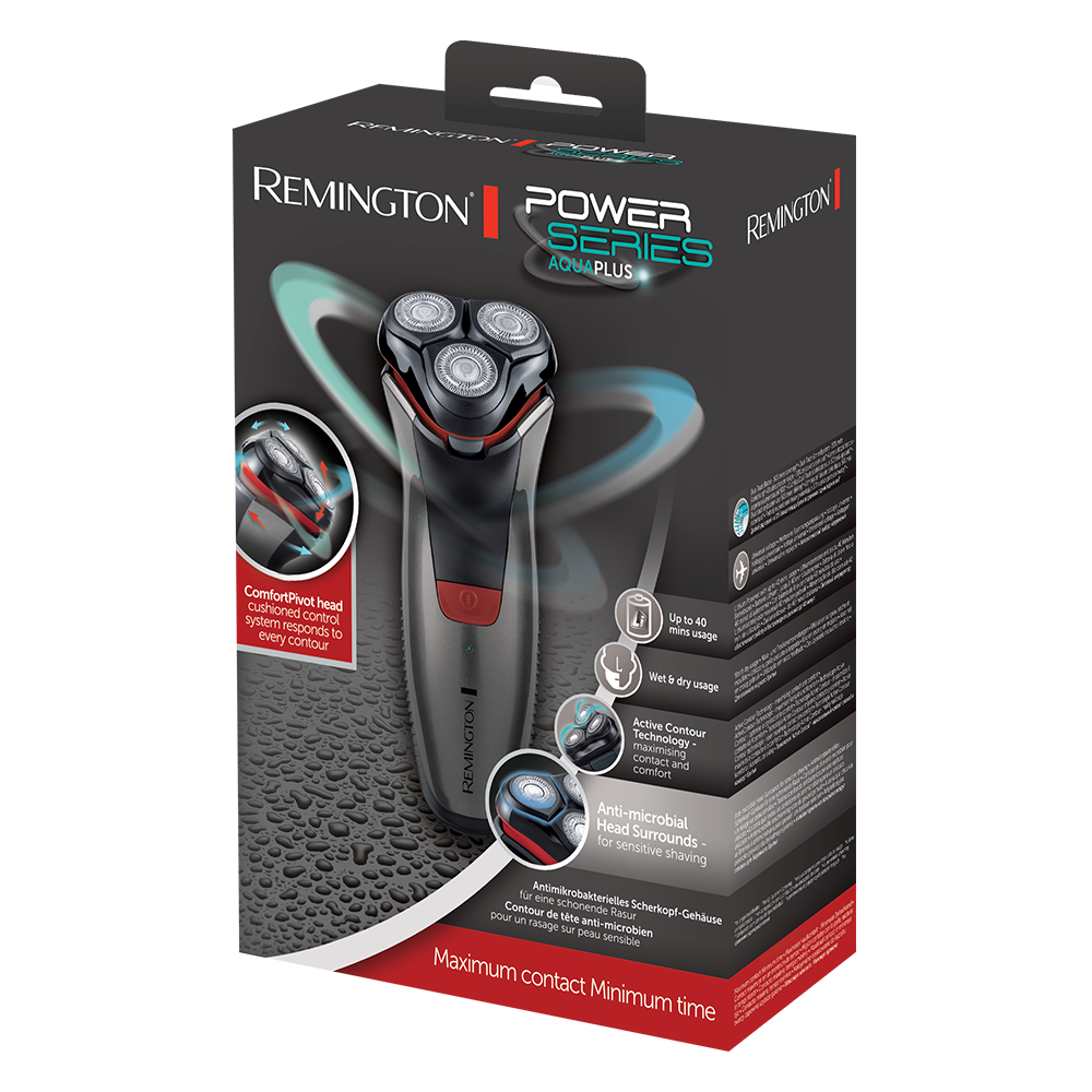 RASOIR POWERSERIES AQUA PLUS REMINGTON PR1350 / Noir