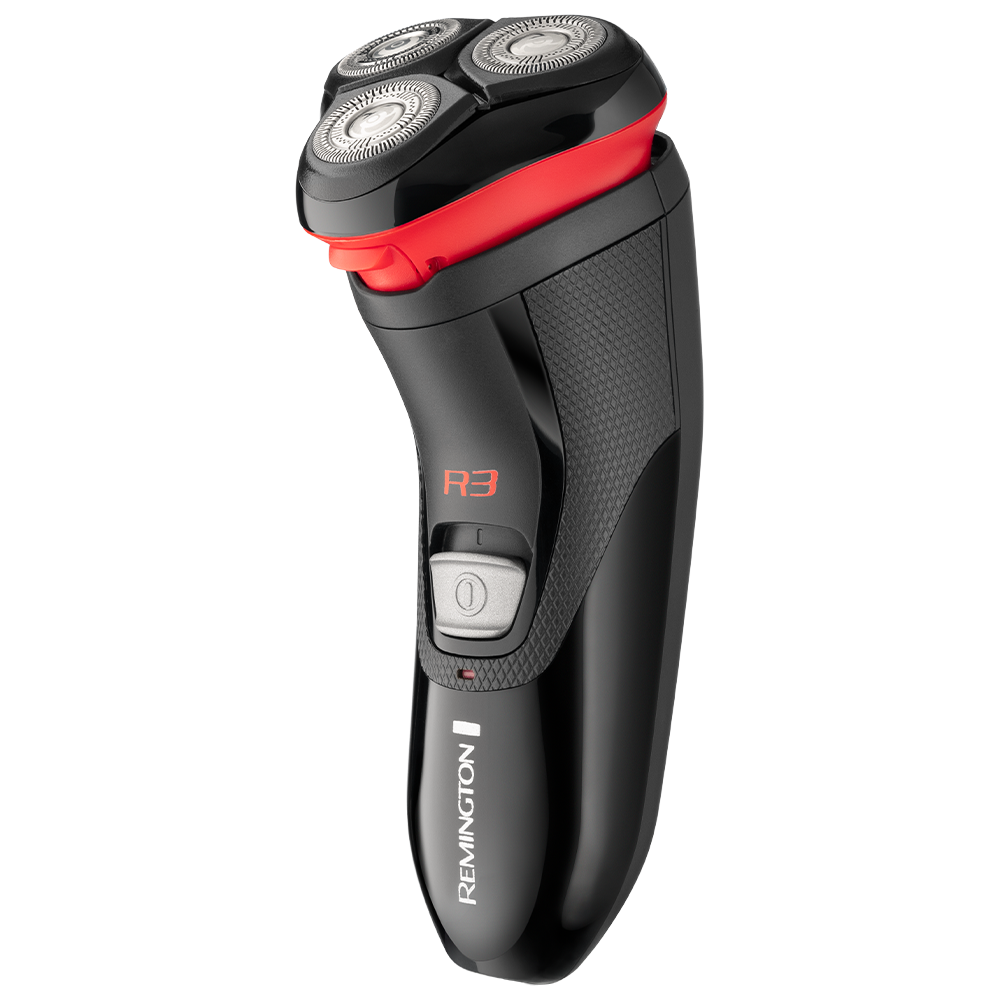 Rasoir R3 Avec 3 Tètes Remington R3000 / Noir & Rouge