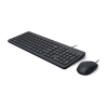 Ensemble Clavier Azerty Frensh et Souris Filaires HP 150 / Noir