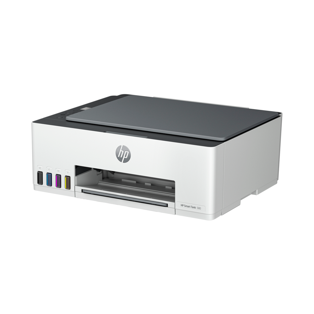 Imprimante HP 580 Smart Tank COULEUR 3EN1 / WIFI + 6 Bouteilles d'encre HP + 100 DT Bon de Réduction