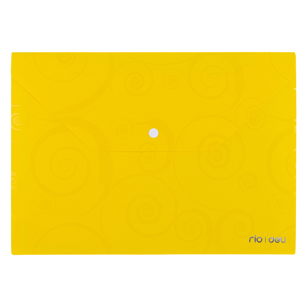 POCHETTE PP AVEC BOUTON ELECTRA DELI / A4 / ASSORTIS