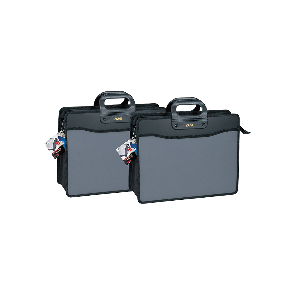 CONFERENCIER AVEC FERMETURE ZIP DELI / 460x390x30MM / NOIR