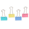 TUBE / 48 BINDER CLIP DELI / 25MM / COULEUR ASSORTIS