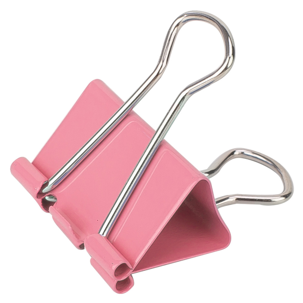 TUBE / 24 BINDER CLIP DELI / 32MM / COULEUR ASSORTIS