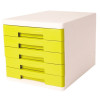 BLOC 5 TIROIR DELI E9779 / GRIS / JAUNE