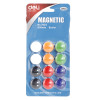 12 X BOUTON DE FIXATION MAGNETIQUE 20MM / COULEUR ASSORTIS
