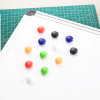 12 X BOUTON DE FIXATION MAGNETIQUE 20MM / COULEUR ASSORTIS