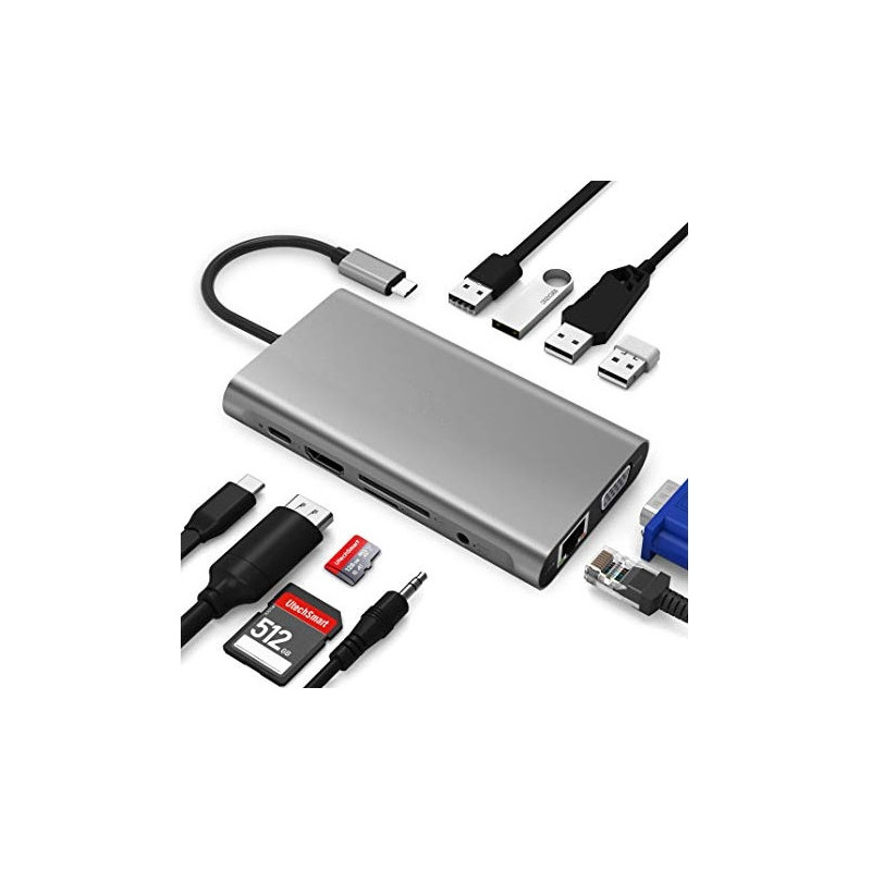 Convertisseur TYPE C Vers HDTV 11en1
