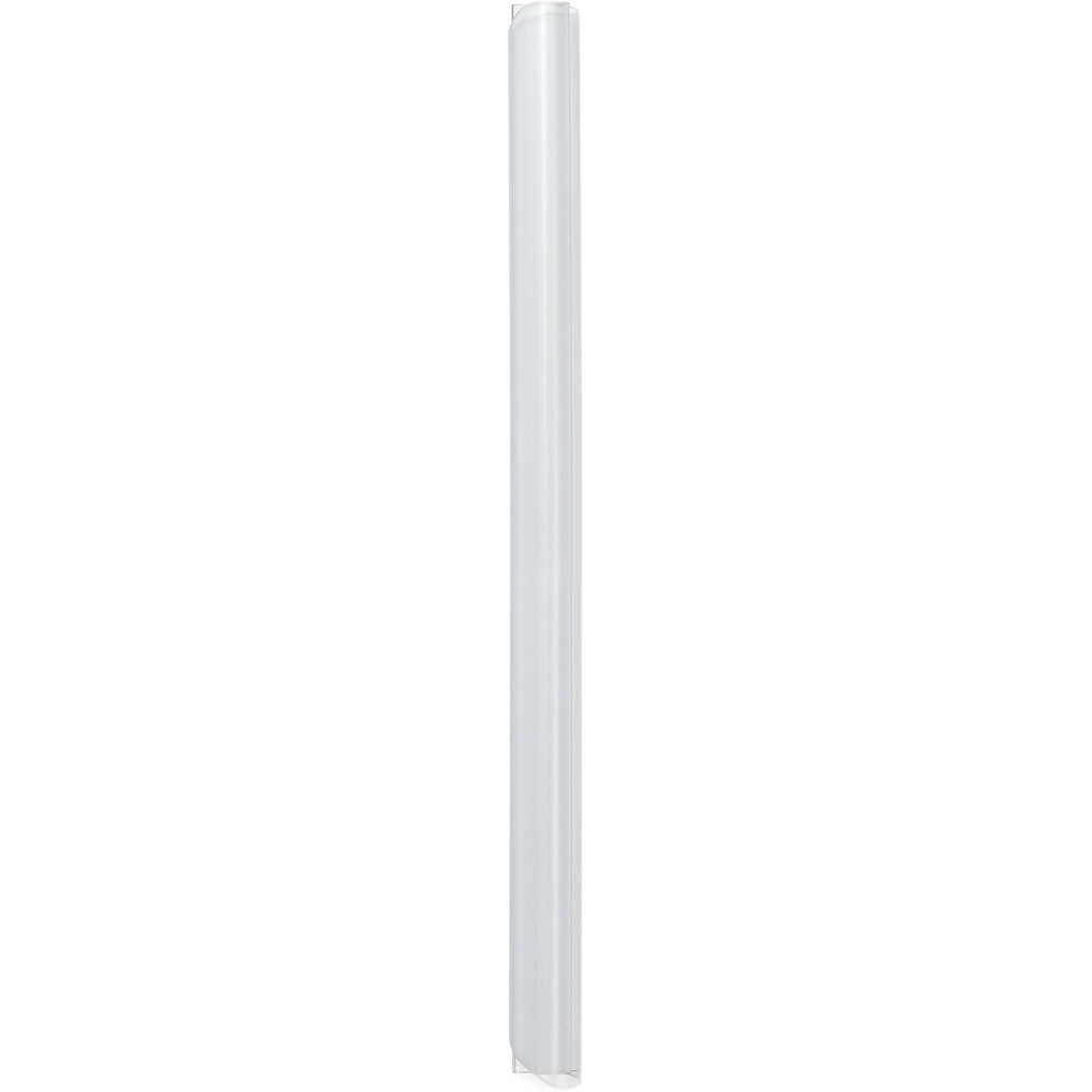 100 Baguettes reliure plastique 12mm / Blanc