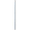 100 Baguettes reliure plastique 12mm / Blanc
