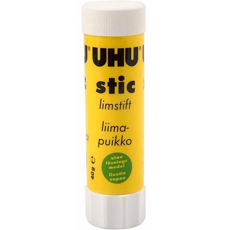 Bâton de colle blanche UHU 40g