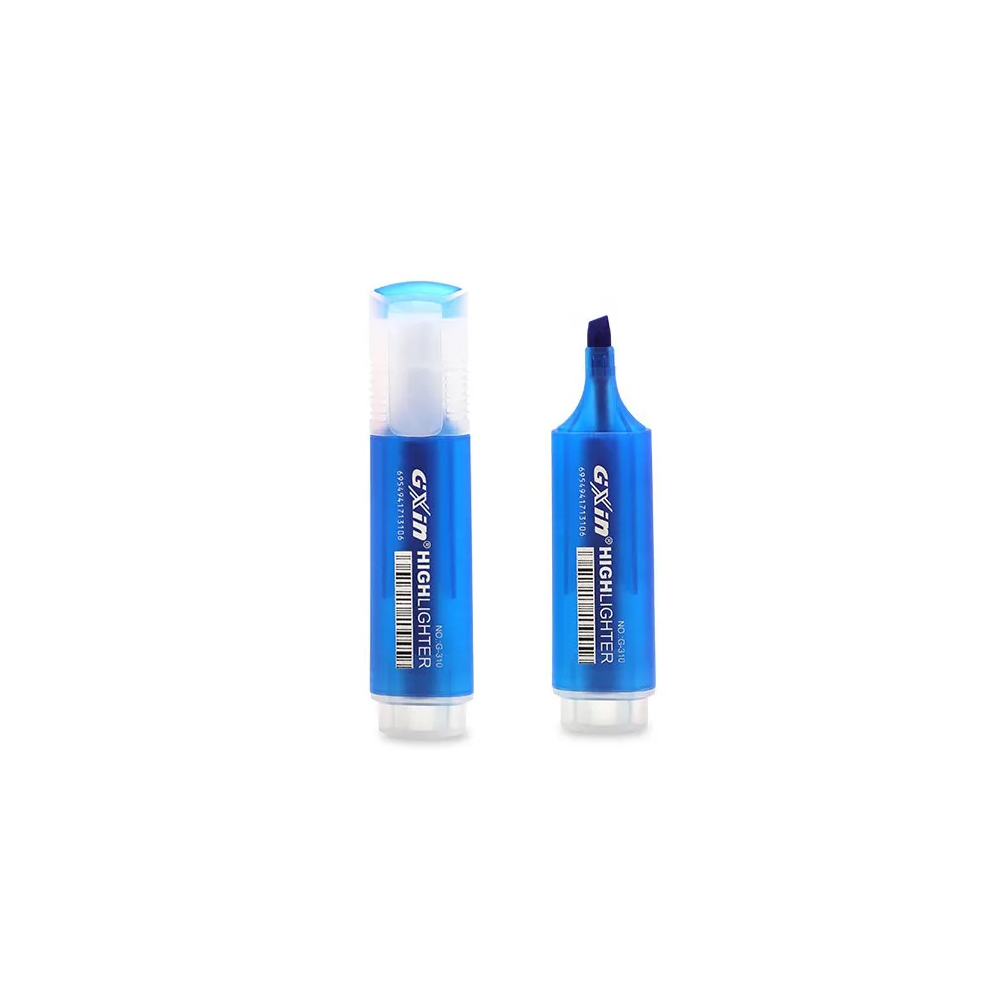 surligneur lumineux de couleur LOGO personnalisé GXIN G-310 / BLEU
