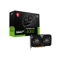 Carte graphique MSI GeForce RTX 4060 VENTUS 2X BLACK OC / 8G GDDR6