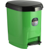 CORBEILLE A PAPIER ARK 1380 AVEC PEDAL / 9 LITRES / VERT