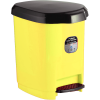 CORBEILLE A PAPIER ARK 1380 AVEC PEDAL / 9 LITRES / JAUNE