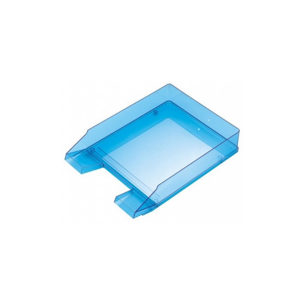 Corbeille à courrier Transparente ARK 450 / Bleu